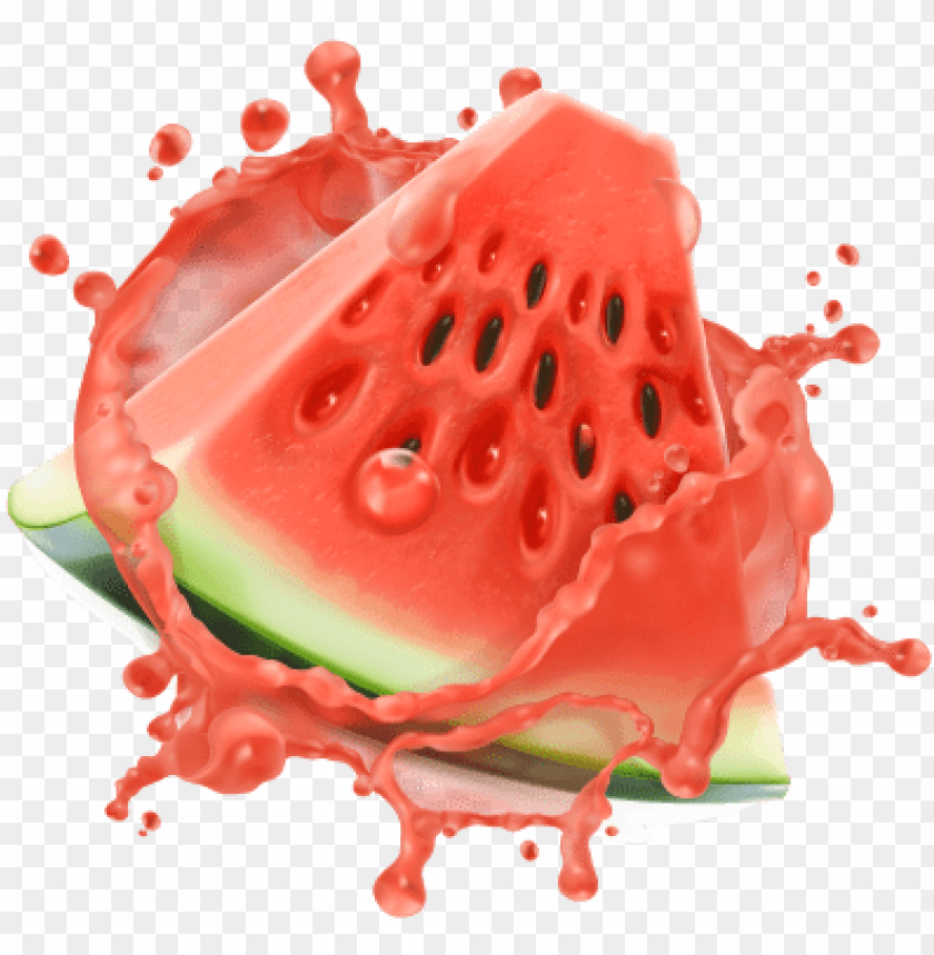 Download watermelon sorbet watermelon juice splash png Free PNG