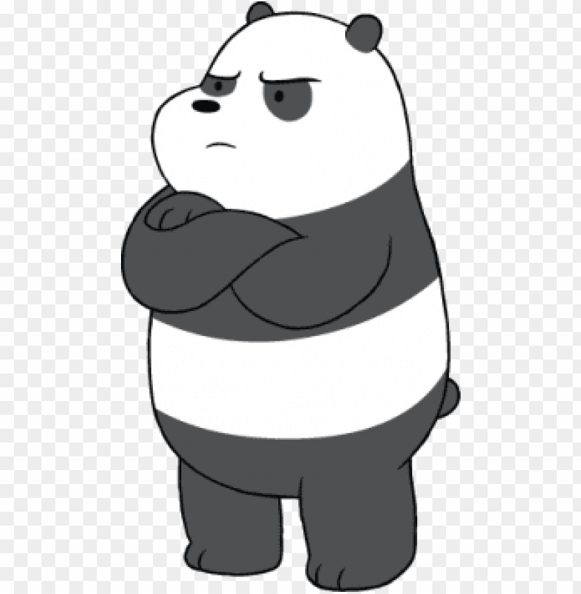 Download We Bare Bears Panda Angry Clipart Png Photo Toppng