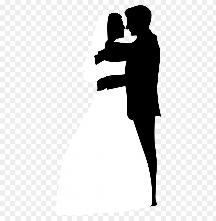 Free download | HD PNG Download wedding couple silhouettes clip art ...