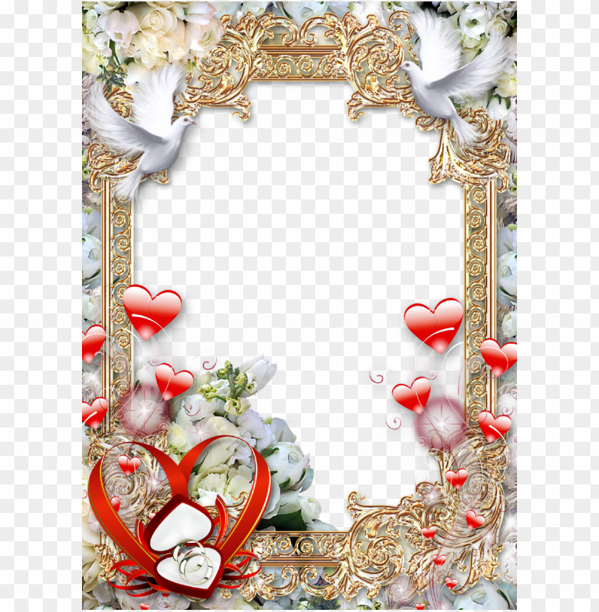Free download | HD PNG wedding photo frame PNG transparent with Clear ...
