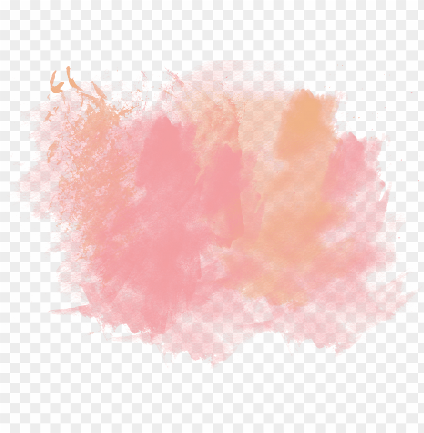 Download wedding photography clip library - watercolor splash peach png