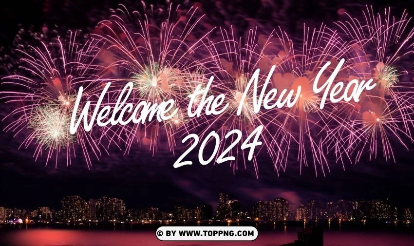 Free download | HD PNG welcome the new year with happy new year ...