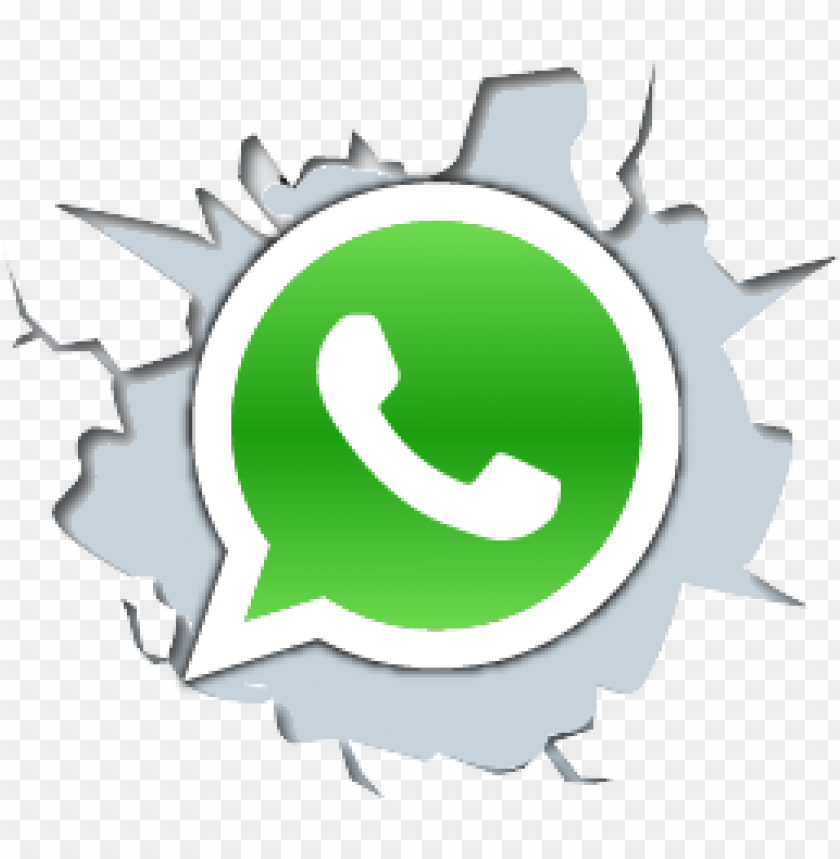 Free download | HD PNG whatsapp cracked wall icon | TOPpng