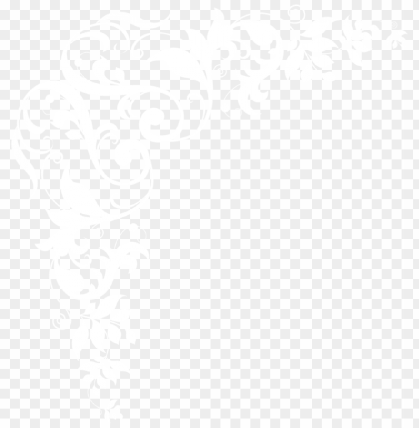 Free download | HD PNG white floral corner png clipart png photo ...