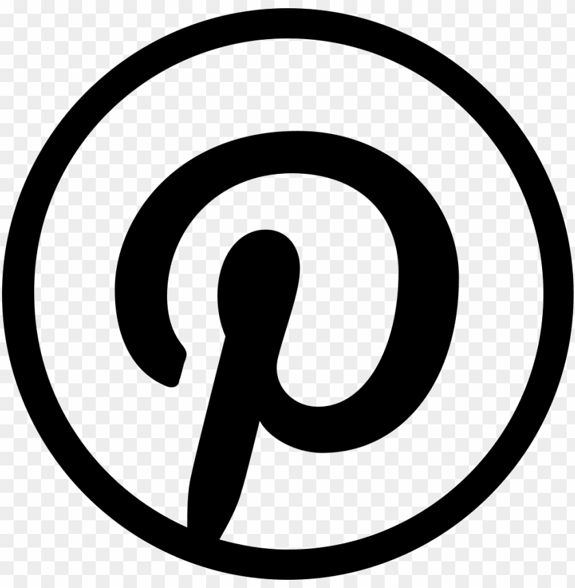 white pinterest logo - icon pinterest png - Free PNG Images | TOPpng