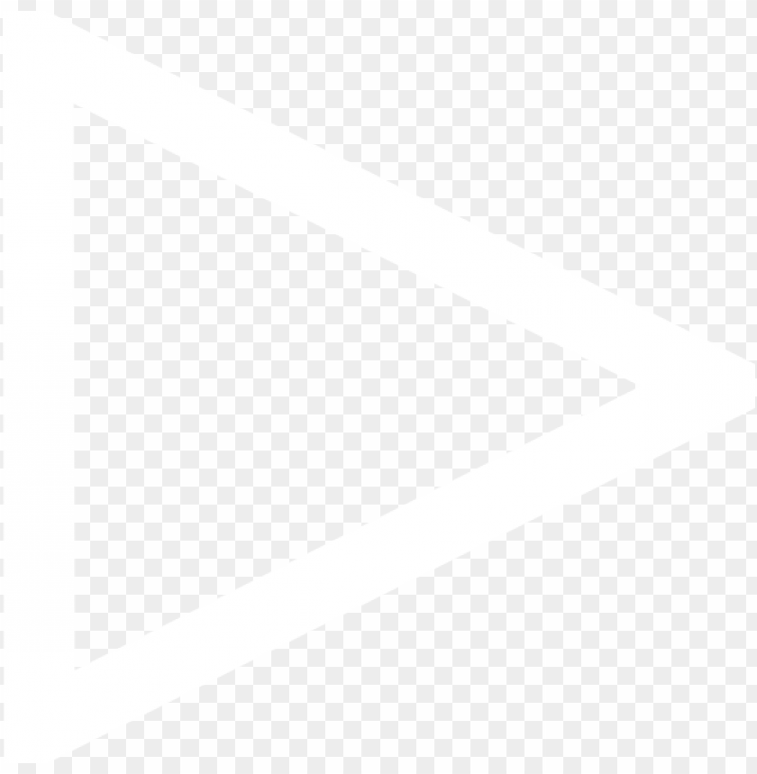 Download white triangle png - white triangle outline transparent background png - Free PNG