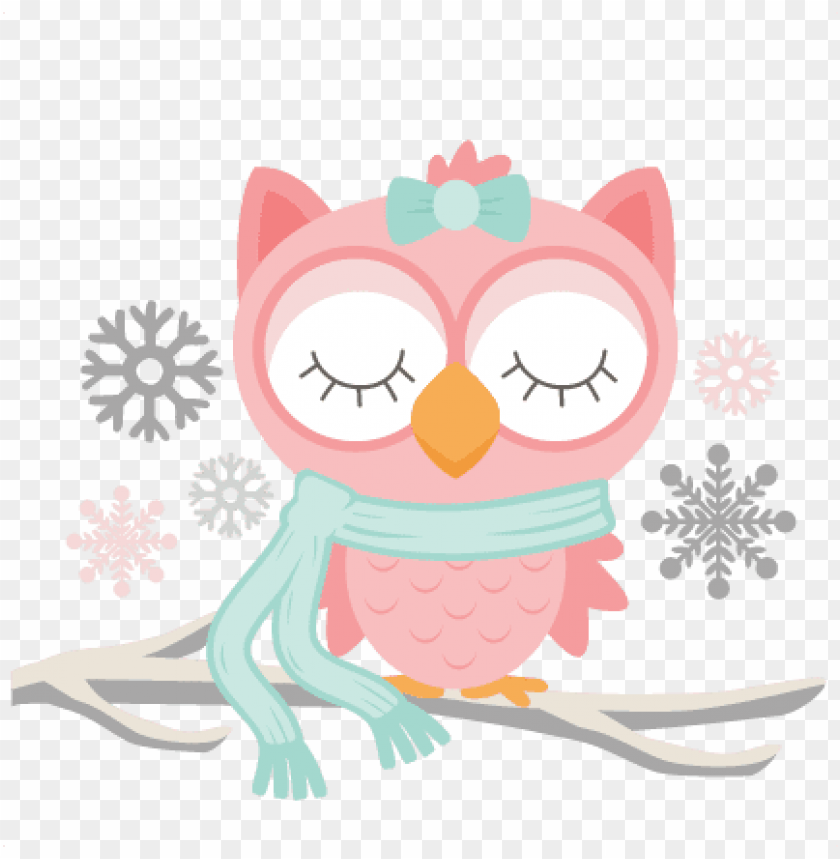 Download Winter Owl Svg Scrapbook Cut File Cute Clipart Files Owl Winter Clipart Transparent Png Image With Transparent Background Toppng