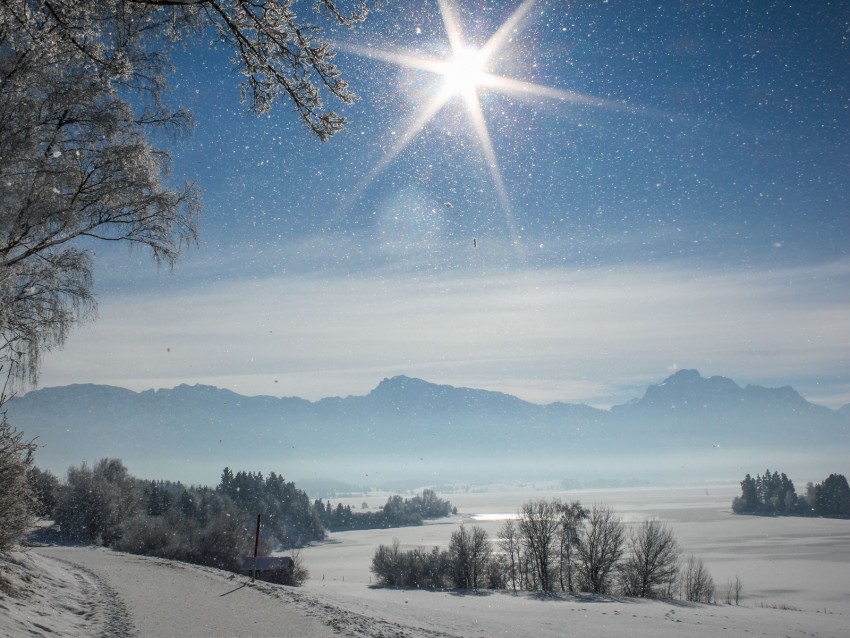 Free download | HD PNG winter snow snowfall sunlight shine 4k wallpaper ...