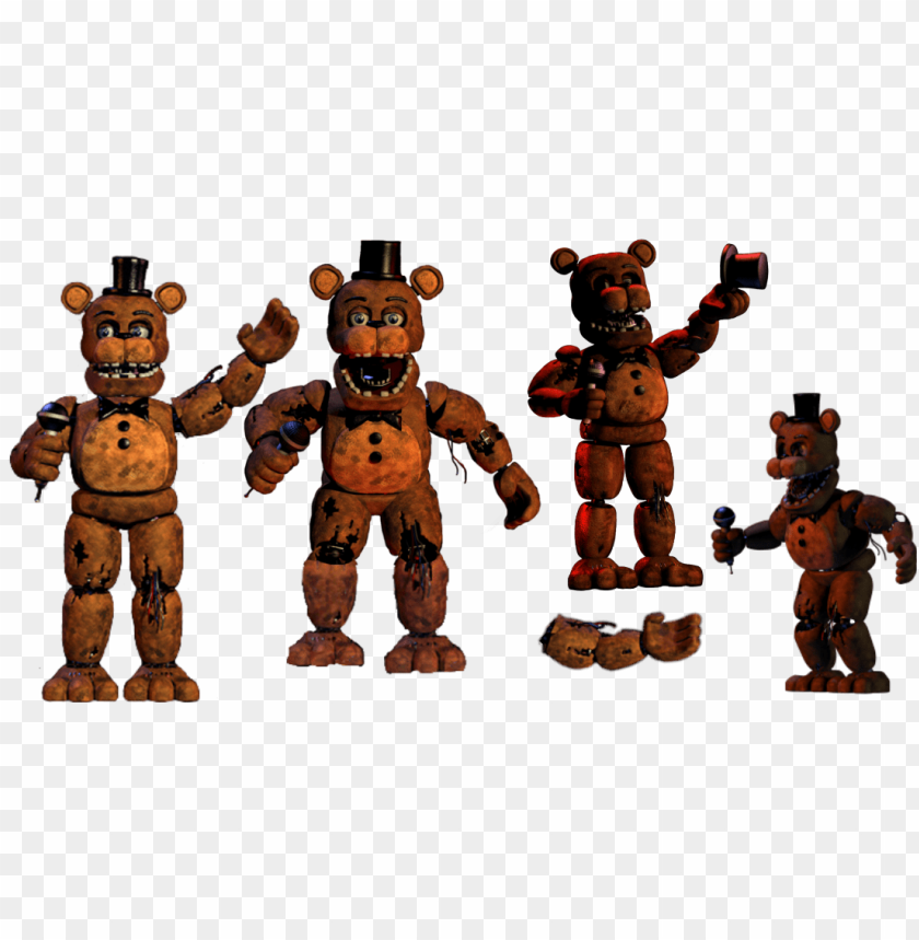 Withered Freddy Gracias Render png