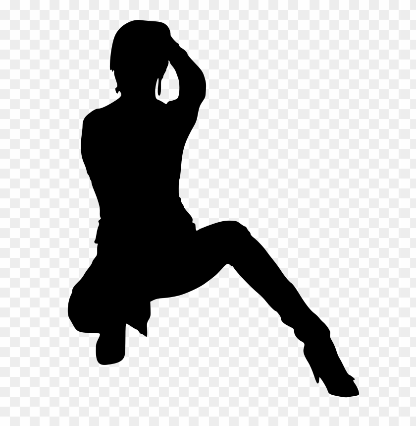 Free download | HD PNG Transparent silhouette of woman sitting ...