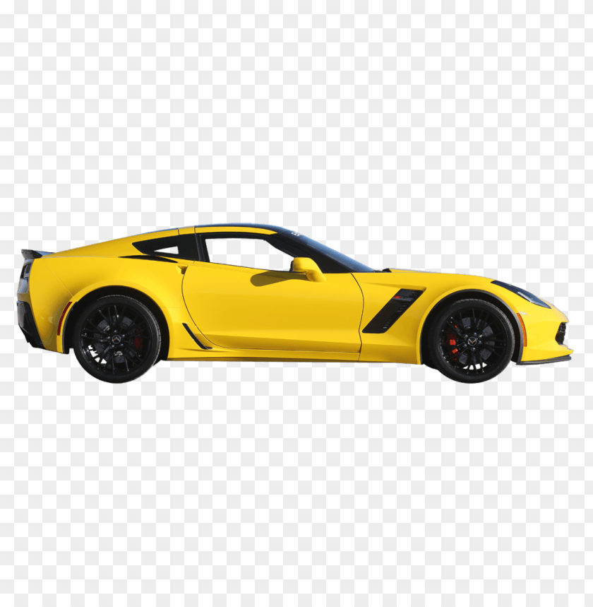 Download Download Yellow Corvette C7 Side View Png Images Background Toppng PSD Mockup Templates