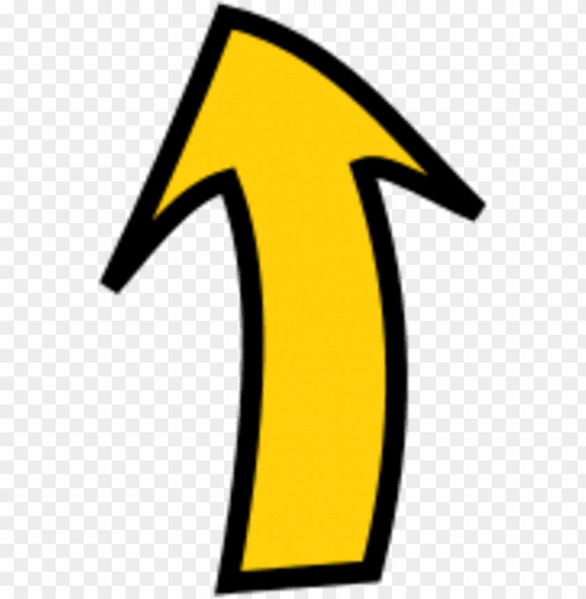 Free download | HD PNG yellow curved up arrow png PNG transparent with ...