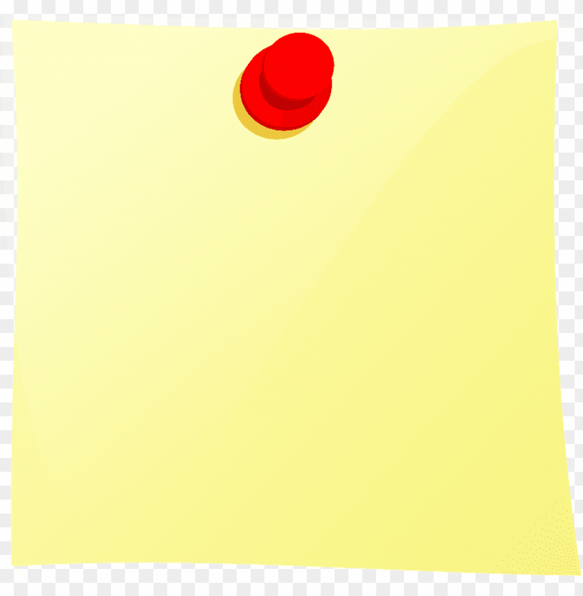 Free download HD PNG yellow sticky notes clipart png photo 30115 TOPpng