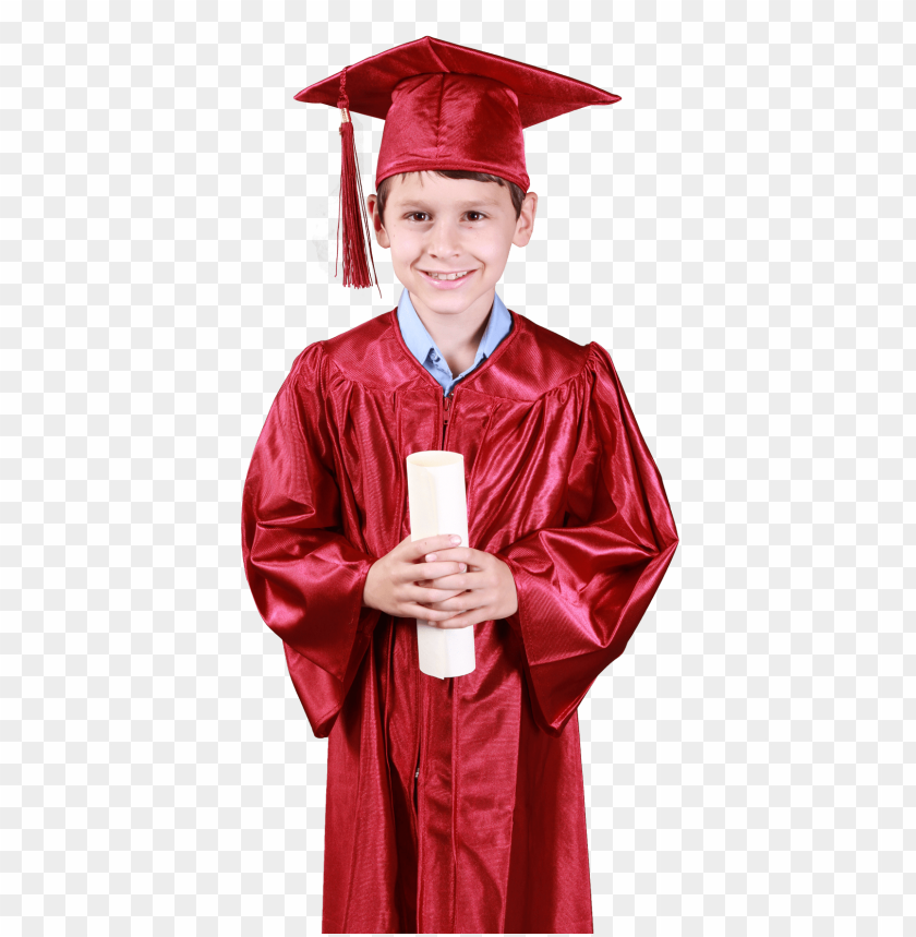 Red Graduation Gown png 