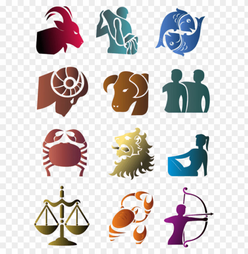 Free Download Hd Png Zodiac Signs Set Largepicture Clipart Png Photo Toppng