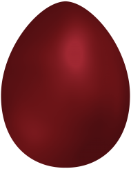 dark red easter egg 