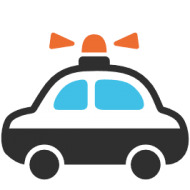 emoji android police car