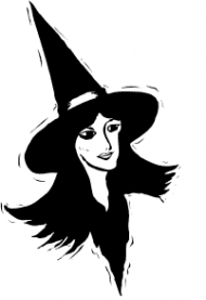 free witch public domain halloween images and 2