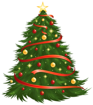 large size transparent decorated christmas tree png - Free PNG Images