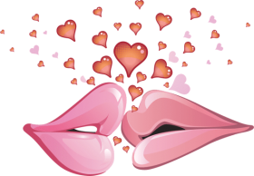 lips and hearts png - Free PNG Images