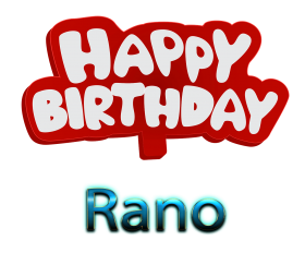 rano 3d letter png name