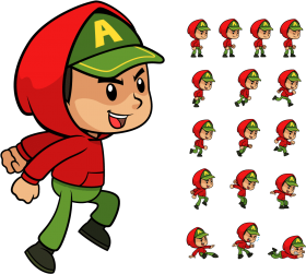 Download 2d character sprite png - Free PNG Images | TOPpng