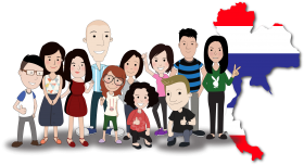 Download 72/2 wang sing kham rd - thai family cartoon png ...
