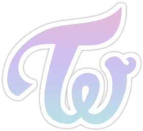 Download A Pastel Pink Purple And Blue Gradient Version Of Twice Pastel Logo Png Free Png Images Toppng