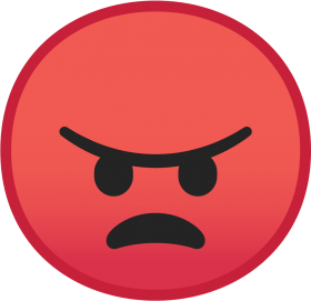 Download Angry Face Icon Angry Red Emoji Png Free Png Images Toppng - angry emoji roblox