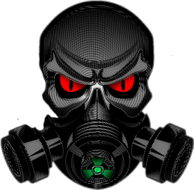 black skull gas mask roblox