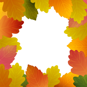 Download autumn leaves frame border png - Free PNG Images | TOPpng