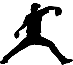 Download 野球イラスト シルエット ピッチング 無料のフリー素材 Baseball Player Silhouette Baseball Pitcher Silhouette Png Free Png Images Toppng