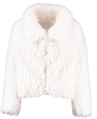 download beat the chill looking fire in a faux fur coat wool png free png images toppng toppng