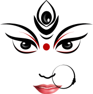 Download Bengali Maa Logo Durga Maa Face Drawi Png Free Png Images Toppng