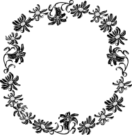 Download Black And White Stock Border Flowers Free Stock Black And White Floral Border Png Free Png Images Toppng