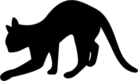 Download Black Cat Silhouette Siluetas Gatos Png Free Png Images Toppng