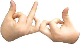 Blood Gang Sign Png - Blood Gang Hand Sign Png Image With Transparent ...