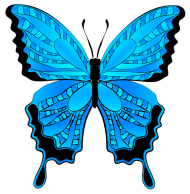 Download blue butterfly png - Free PNG Images | TOPpng