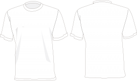 Download Camisa Branca Desenho Frente E Costas Tshirt Png Front And Back Png Free Png Images Toppng