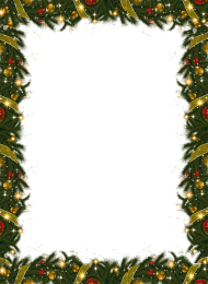 Download Christmas Holiday Frame With Garland Png Free Png Images Toppng