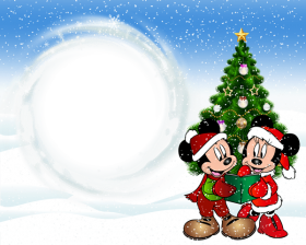 Download Christmas Kids Transparent Frame With Mickey Mouse Png Free Png Images Toppng