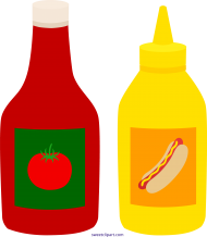 Download Clip Black And White Ketchup Mustard Bottles Clipart Ketchup Clipart Png Free Png Images Toppng