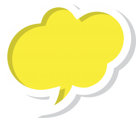 Download clouds clipart yellow - yellow speech bubble png - Free PNG ...