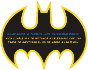 Download Com Invitaciones Batman Superheroe Super Heroe Fiesta Tarjetas De Cumpleanos De Batman Para Editar Png Free Png Images Toppng