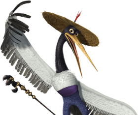 Crane Action Shot - Kung Fu Panda Crane Png Image With Transparent ...