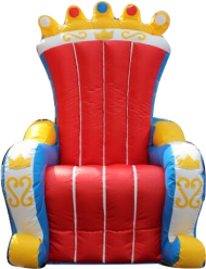 inflatable king chair