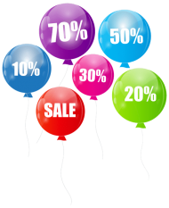 Download Discount Sale Balloons Transparent Png Free Png Images Toppng