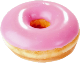 Download Dona Donut Pink Tumblr Cute Food Png Transparent Transp Pink Donut Png Free Png Images Toppng