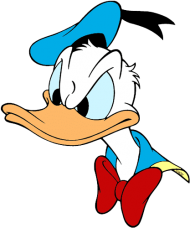 Download Donald Duck Clipart Duck Face Donald Duck Angry Face Png Free Png Images Toppng