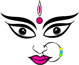 Download Dussehra Maa Durga Face Vector Png Free Png Images Toppng